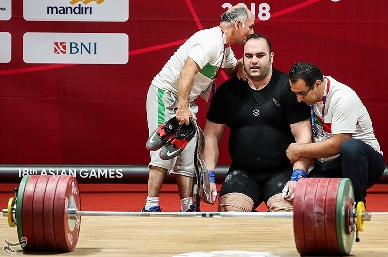 خداحافظی بهداد سلیمی از دنیای وزنه‌برداری در بازی های آسیایی ۲۰۱۸