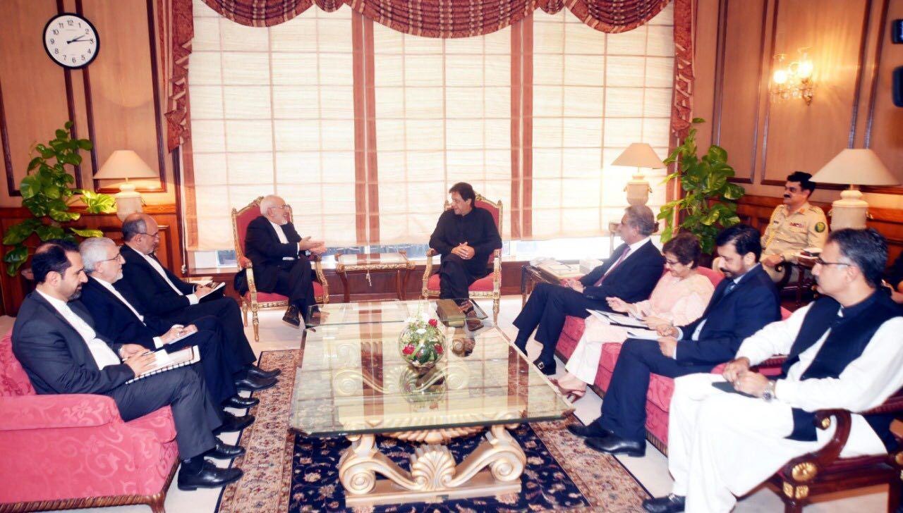 دیدار ظریف با عمران خان