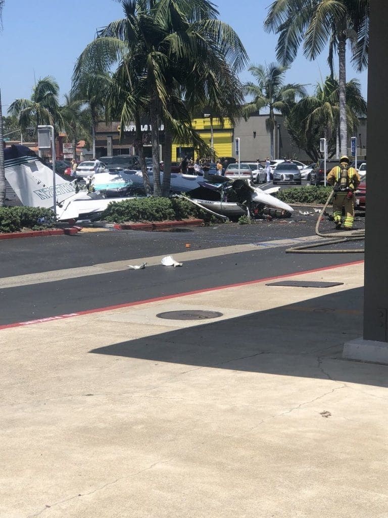سقوط هواپیما در کالیفرنیا
