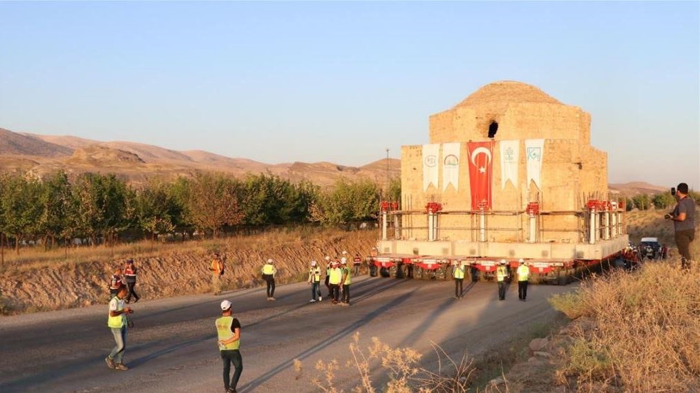 انتقال حمام تاریخی آرتوکلو در باتمان ترکیه