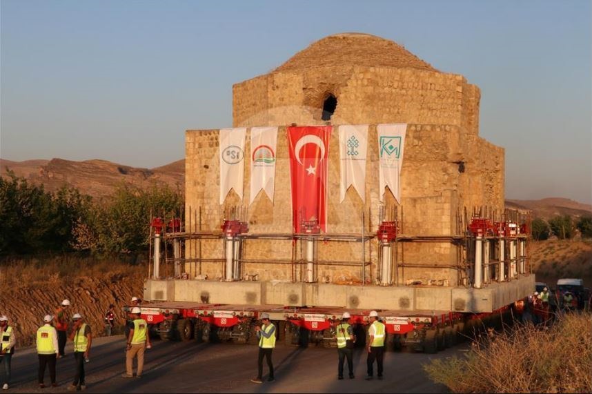 انتقال حمام تاریخی آرتوکلو در باتمان ترکیه