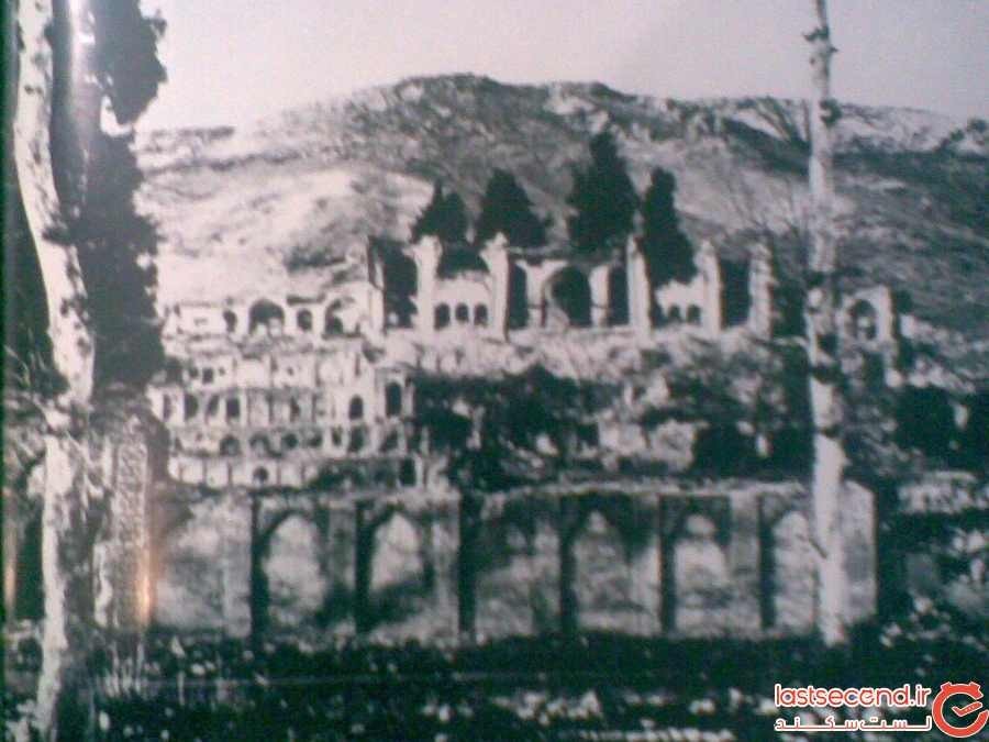 کاخ صفی آباد پیش از بازسازی درسال ۱۳۰۵