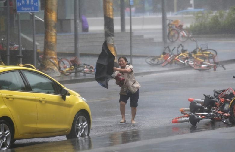 طوفان مانگکوت در چین
