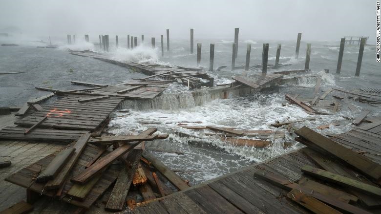 خسارات طوفان فلورانس در آمریکا