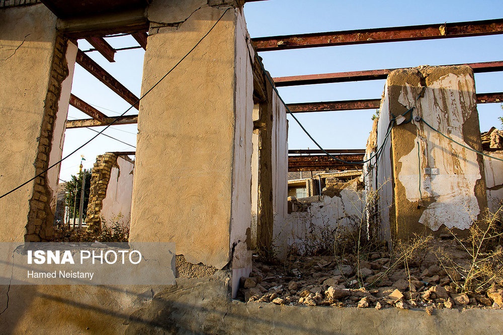 روستای زلزله زده روستای پسرکانلو در استان خراسان شمالی