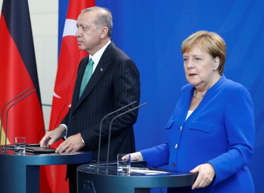 نشست خبری مرکل با اردوغان/صدراعظم آلمان:نشست چهارجانبه درباره سوریه برگزار می‌کنیم