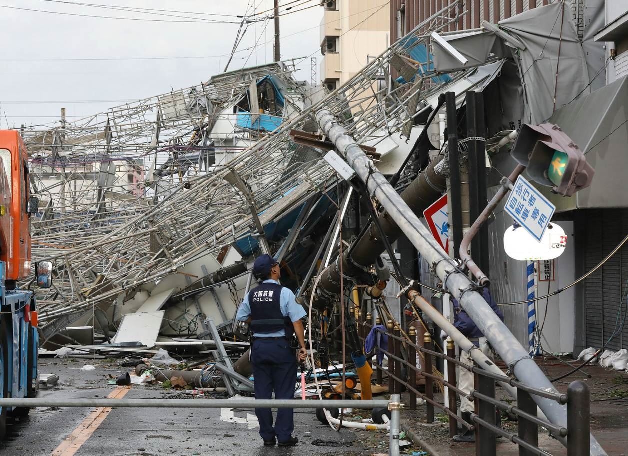 خسارات توفان جبی در ژاپن