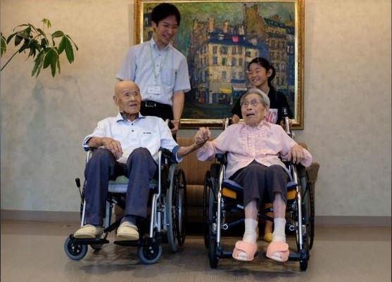 پیرترین زوج دنیا در ژاپن