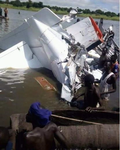 سقوط هواپیما در سودان جنوبی