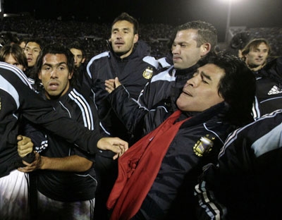 مارادونا به نتیجه‌ای که نیاز داشت، رسید