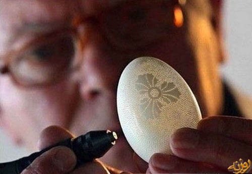 هنر دست روی تخم‌مرغ/ عکس