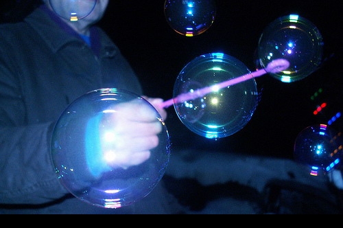 گزارش تصویری: حباب یخ‌زده 