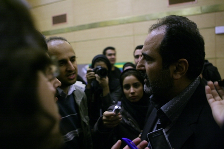 اعتراض خبرنگاران در مراسم اختتامیه جشنواره فیلم فجر/ گزارش تصویری -2