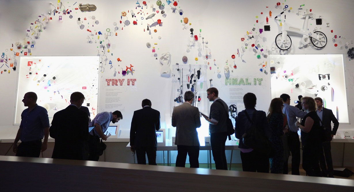 تصاویری از نمایشگاه "سه بعدی، چاپ آینده و آینده چاپ"