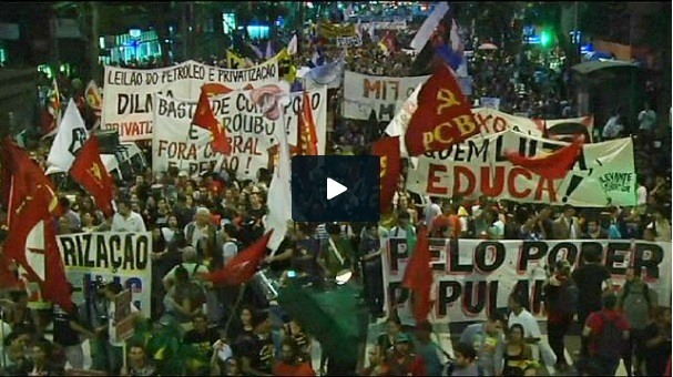 اعتراض معلمان برزیلی به خشونت انجامید