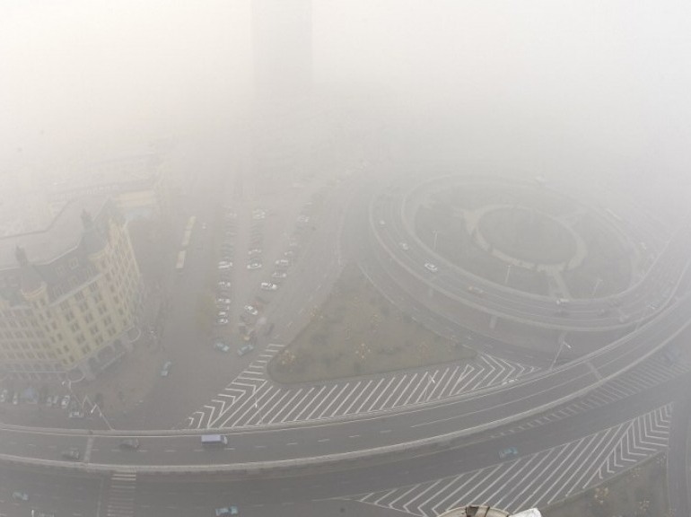 پتوی ضخیم آلودگی روی شهرهای چین