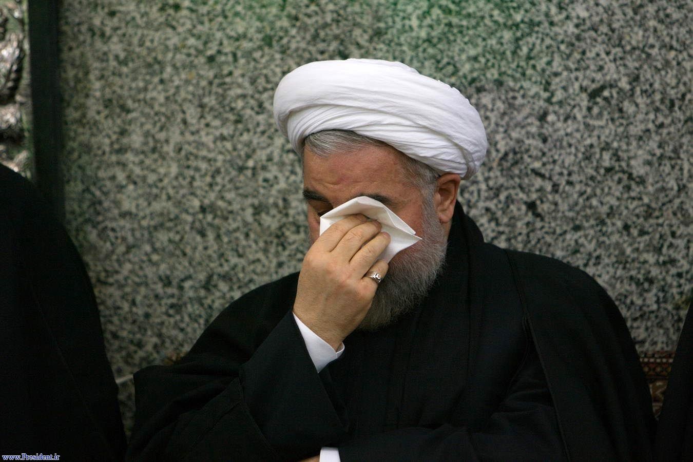 عزاداری رئیس جمهور در کنار سالمندان و معلولین آسایشگاه کهریزک و حرم حضرت عبدالعظیم حسنی