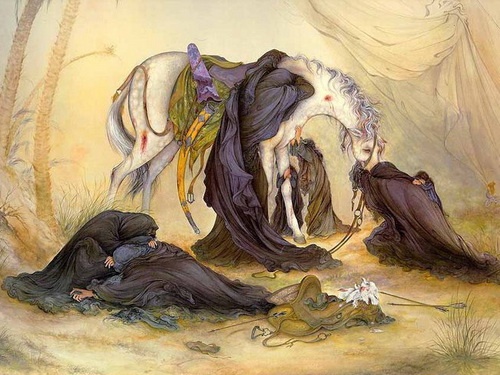 تابلوی «عصر عاشورا» چگونه خلق شد؟