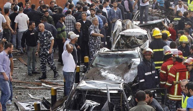 تصویر ویدئویی جدید از موج انفجار دوم مقابل سفارت لبنان
