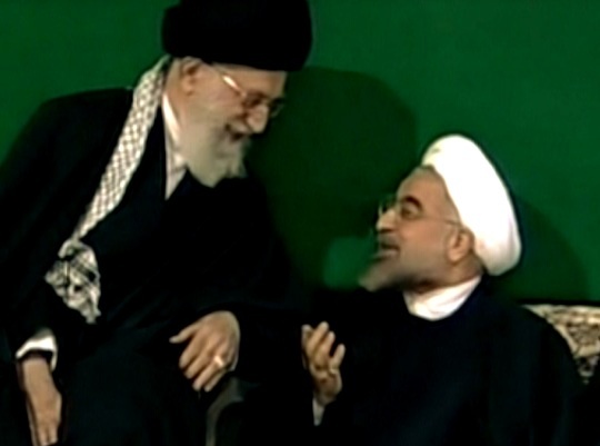 تصویری که از رابطه روحانی با رهبر انقلاب در فیلم صد روزه شدن دولت پخش شد