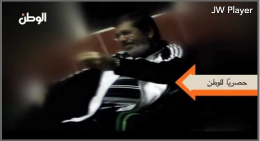 نخستین فیلم ویدئویی از مرسی پس از بازداشت/ رئیس جمهور معزول در لباس ورزشی