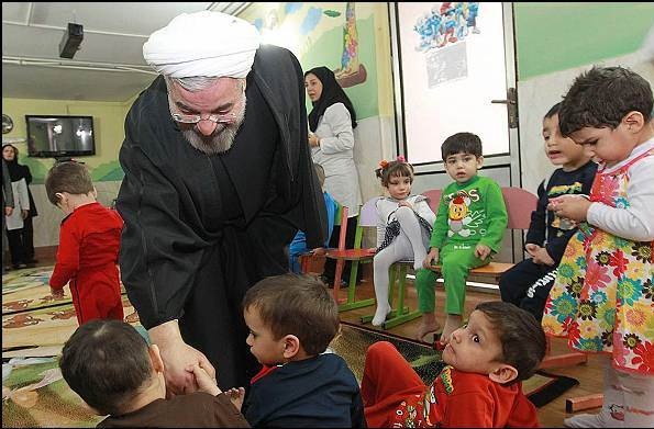 حضور رییس جمهور در شیرخوارگاه شهید ترکمانی