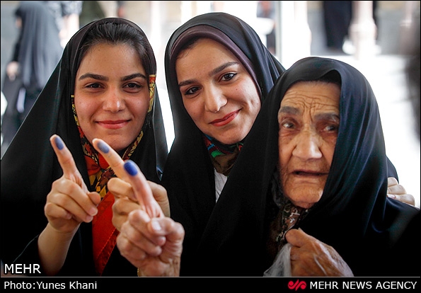 عکس های متفاوت انتخابات 24 خرداد