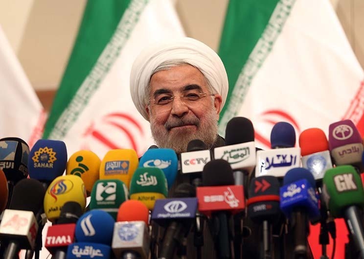 نمودار مقایسه​ای اظهارات حسن روحانی در نخستین کنفرانس خبری؛ تصویر مطمئن و زیرک شیخ دیپلمات