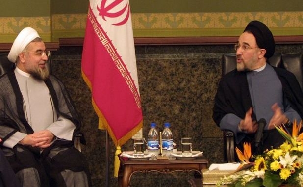 نامه روحانی به خاتمی/حمایت هادی خامنه​ای، مصطفی معین، شهرام ناظری و اشرفی اصفهانی از روحانی