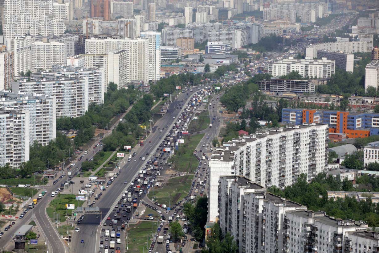تصاویری از زیبایی های بزرگراه ورشو در حومه مسکو