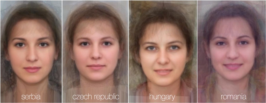مقایسه چهره زنان در 38 کشور جهان