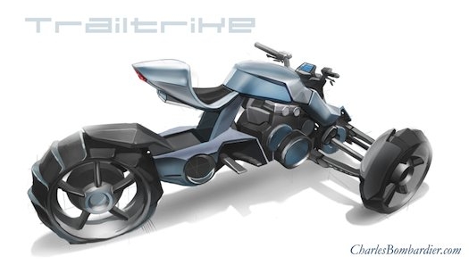 موتورسیکلت‌های آینده سه چرخ دارند!