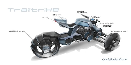 موتورسیکلت‌های آینده سه چرخ دارند!