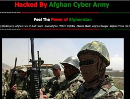 ارتش سایبری افغانستان 300 سایت پاکستانی را هک کرد