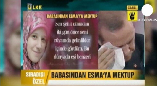 اردوغان پس از شنیدن نامه عضو اخوان المسلمین به دخترش گریست