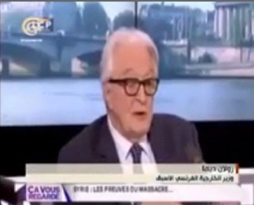 وزیر خارجه اسبق فرانسه: انگلیس طراح توطئه سوریه است