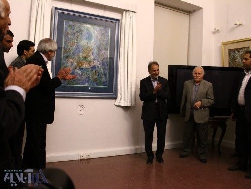 تابلو جدید محمود فرشچیان رونمایی شد