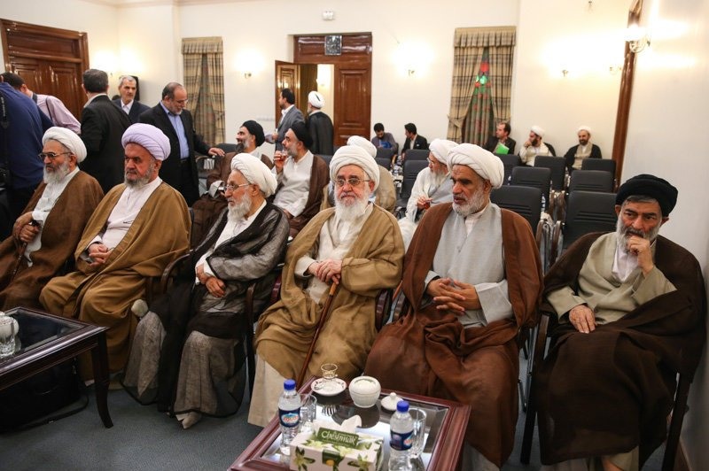 تصاویری از حضور اعضای مجلس خبرگان در مهمانی آیت الله مهدوی کنی
