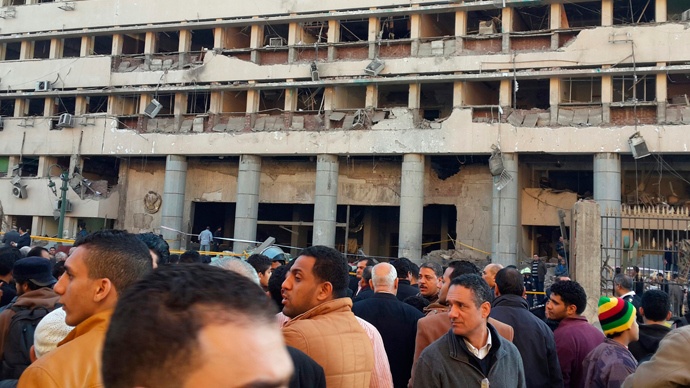 تصاویری از انفجارهای پی در پی در قاهره