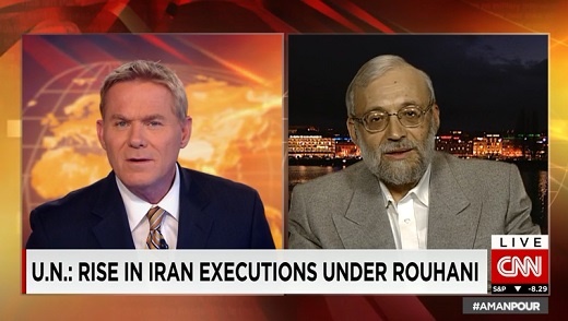 پاسخ‌های جواد لاریجانی به CNN درباره ریحانه جباری، دستگیری روزنامه نگار آمریکایی-ایرانی و احمد شهید