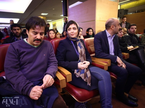 کل‌کل پیمان قاسم‌خانی و ترانه علیدوستی در اولین نشست جشنواره فیلم فجر