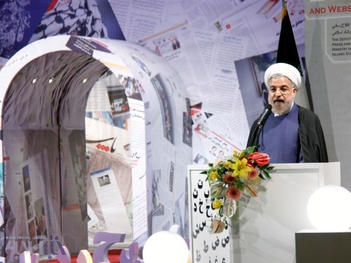 حسن روحانی در جشنواره مطبوعات 