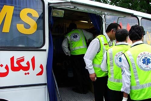 تصادف اتوبوس در اتوبان آزادگان/ تاکنون هفت نفر کشته شده اند