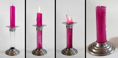 خلاقیت و صرفه جویی در مصرف شمع / شما چطور شمع مصرف می کنید