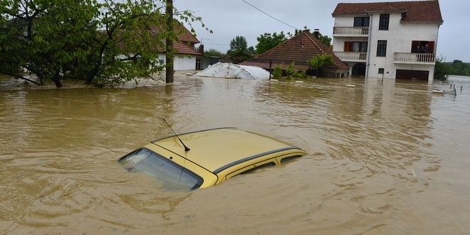 تصاویر رعب آور از سیل منطقه بالکان