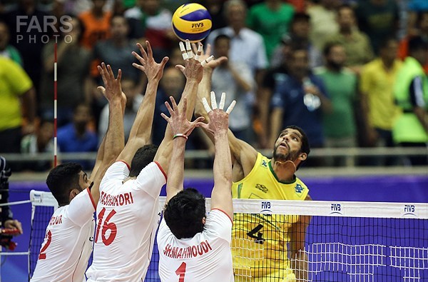 لیگ جهانی والیبال / ایران 3-2 به برزیل باخت/آنها امشب واقعا برزیل بودند