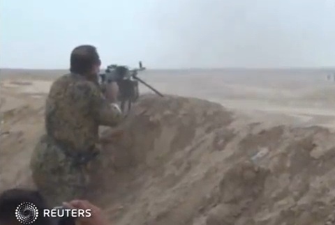 تصاویری از حمله پیشمرگهای کرد به مواضع داعش در کرکوک