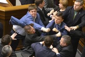 کتک‌کاری در پارلمان اوکراین