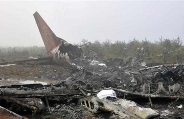 انتشار اولین تصاویر از محل سقوط هواپیمای الجزایر