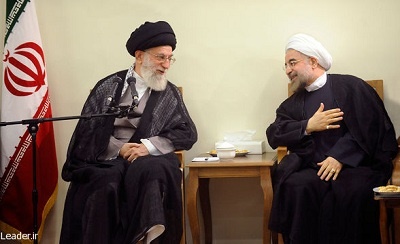 در آستانه سفر به نیویورک انجام شد: دیدار و گفت‌وگوی دکتر روحانی با رهبر انقلاب